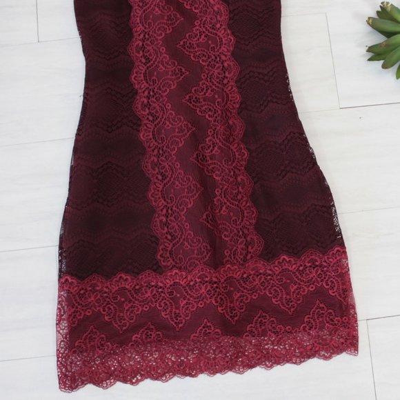 Free People Natasha Lace Mini Dress - Picture 4 of 9